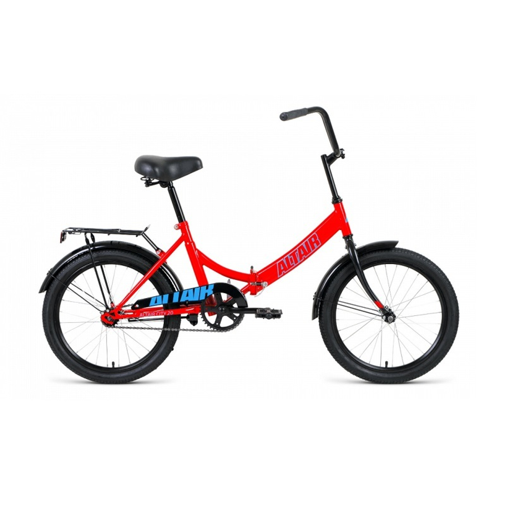 Велосипед складной ALTAIR CITY 20" 1s, красный/голубой