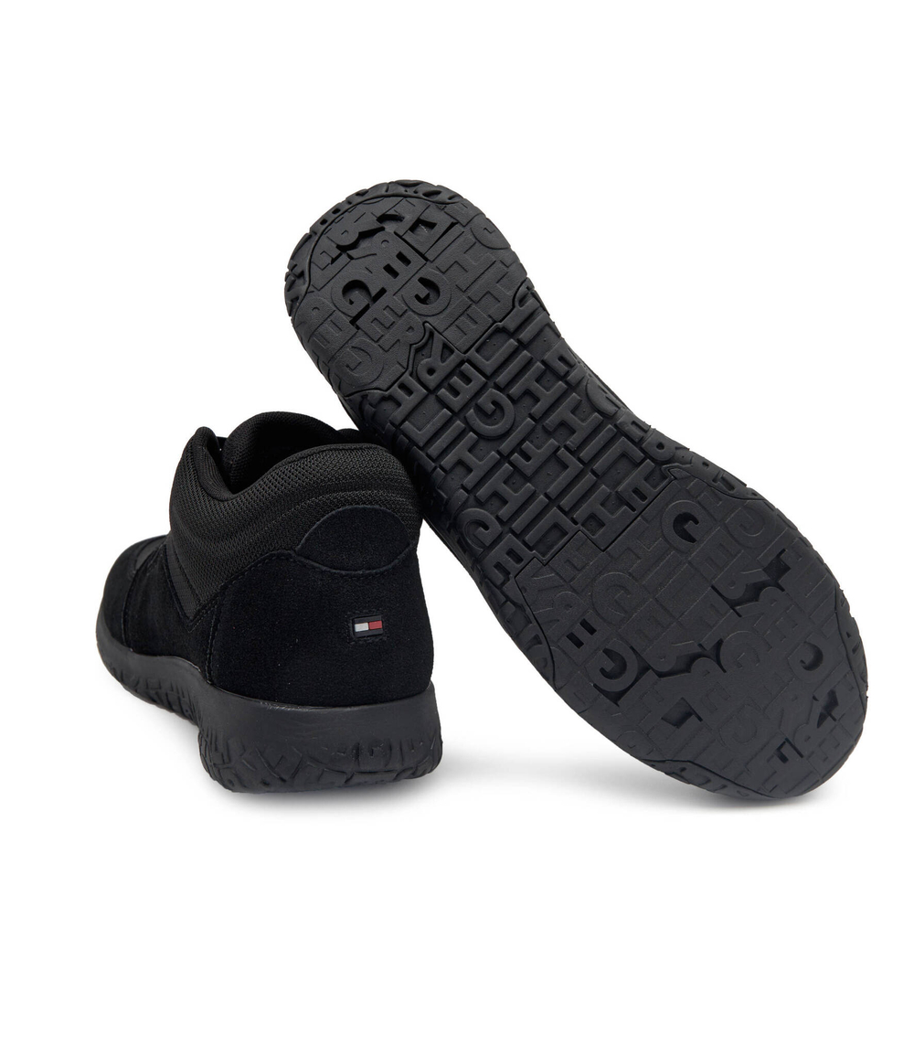 кожаные кроссовки Tommy Hilfiger - черный(FM0FM04313)