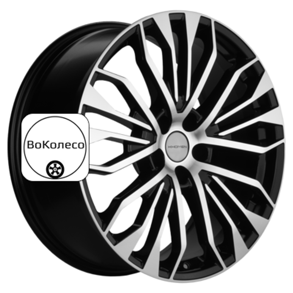 8,5x20/5x114,3 ET35 D60,1 KHW2009 (Lexus RX (new)) Black-FP Khomen Wheels