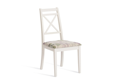 Стул Picasso (PC-SC) (дерево гевея, 45х53х97см, ivory white (слоновая кость 2-5), ткань Прованс №13)