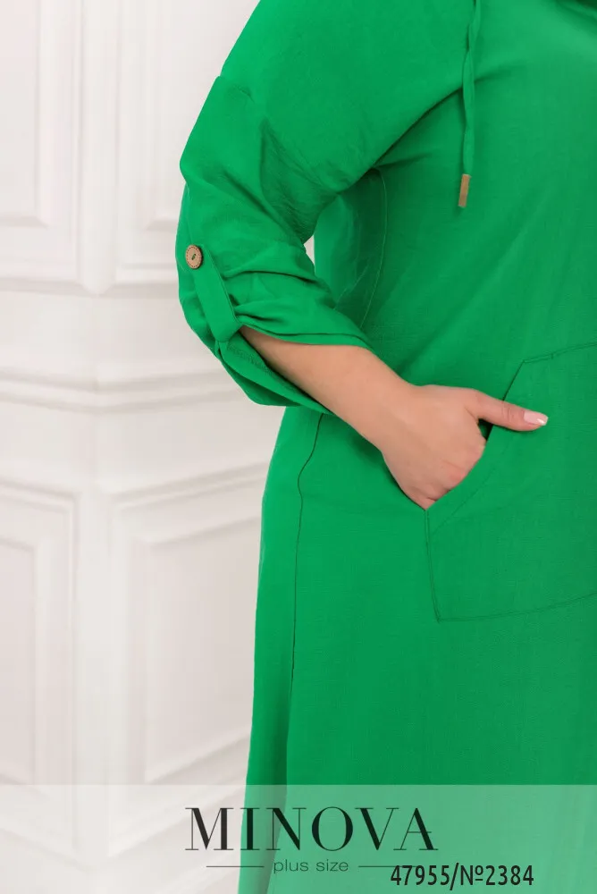 Платье 2384-зеленый Minova
