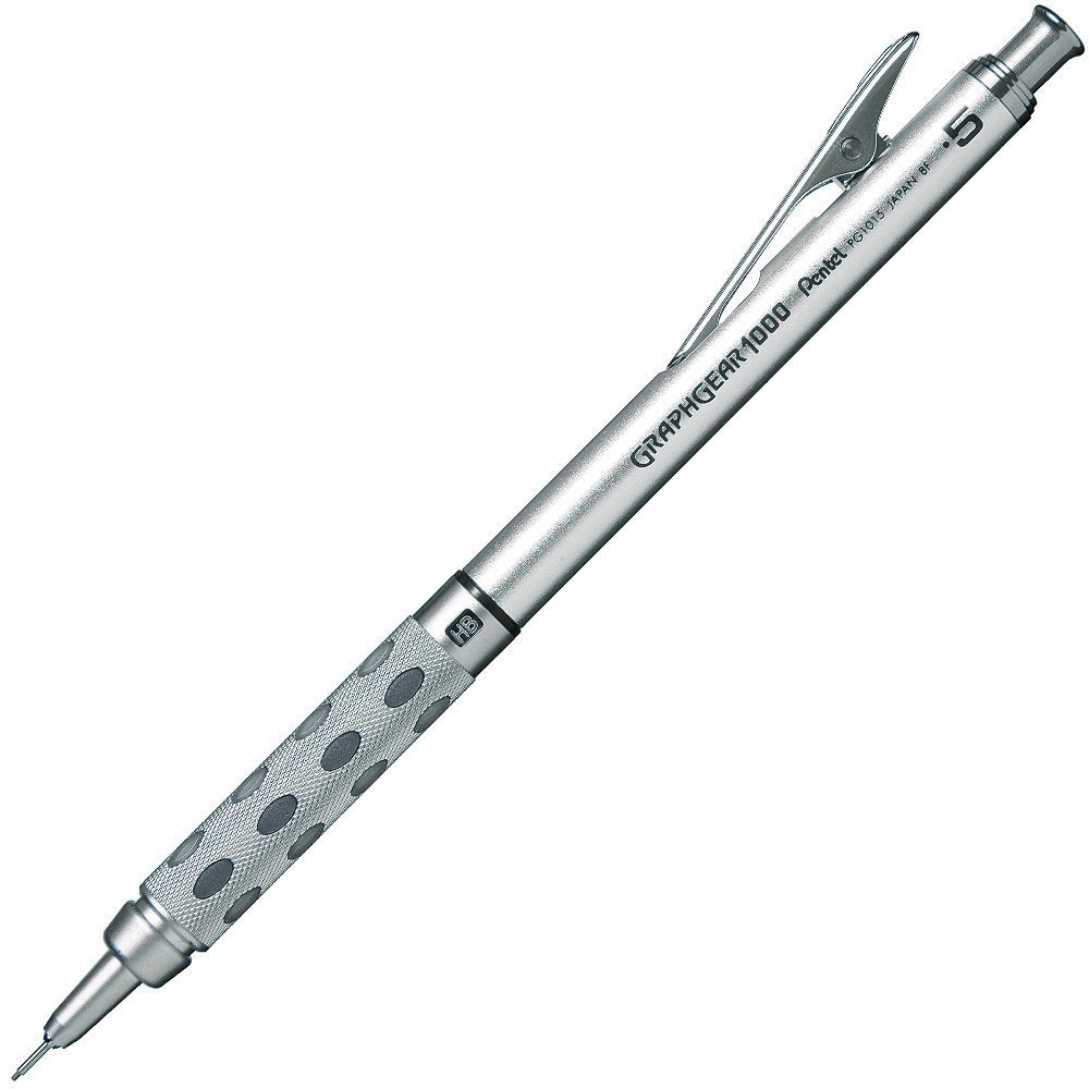Чертёжный механический карандаш 0,5 мм Pentel GraphGear 1000 XPG1015 (блистер)