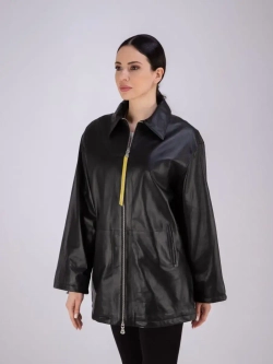 Плащ женский из натуральной кожи Турция