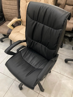 Кресло Фортуна-5 (6) к/з черный Мех качания п Директор (в разборе)