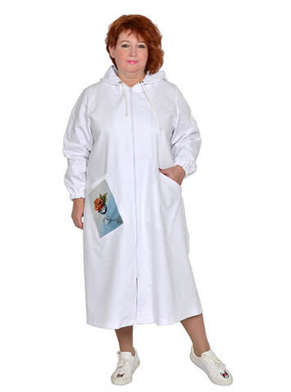 Плащ из джинсовой ткани Белая королева