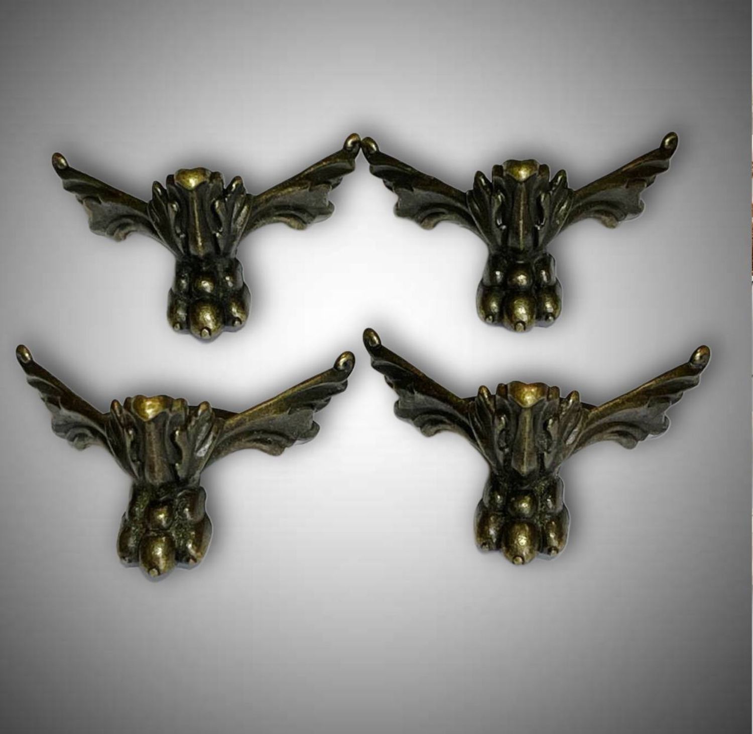 ножка для шкатулки I-001 бронза 45*80мм