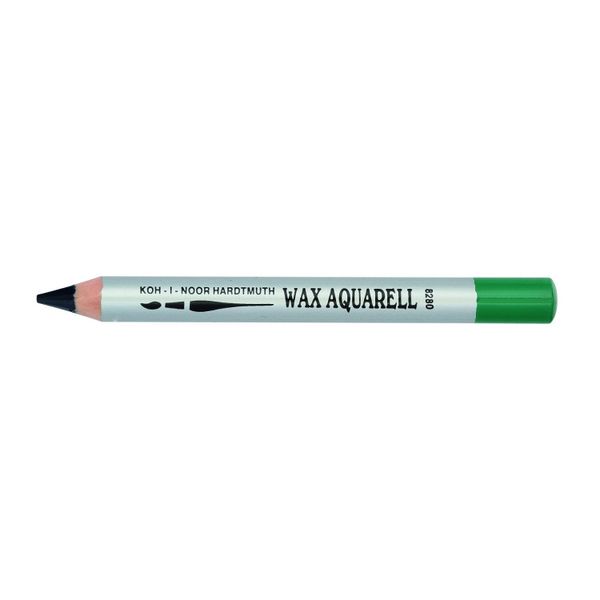 Карандаш восковой акварельный KOH-I-NOOR 8280, зеленый темный