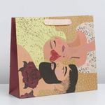 Пакет подарочный Любовь 26х30х9 см