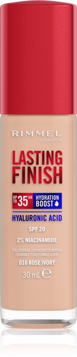 Rimmel Lasting Finish 35H Hydration Boost - Увлажняющий тональный крем SPF 20, 30 ml