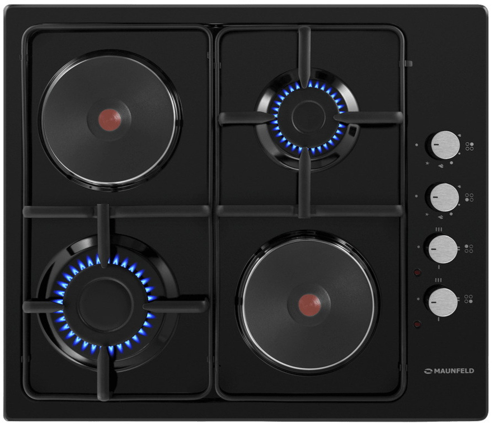 Комбинированная варочная панель Maunfeld EEHE.64.5EB/KG