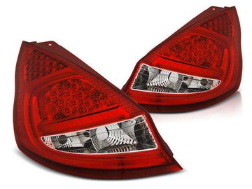 Задние фонари для Ford Fiesta VII Hatchback (08-12) LED Red Crystal