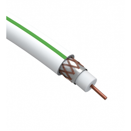 ЭРА Кабель коаксиальный SAT 703 B, 75 Ом, Cu/(оплётка Cu 75%), PVC, цвет белый, бухта 100 м