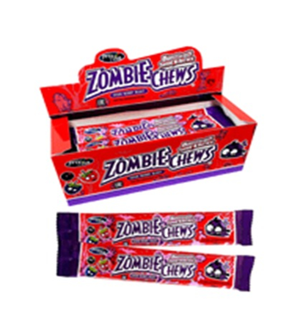 Жев.конфета Zombi chews sour berry blast 24шт*20г  (Пакестан)