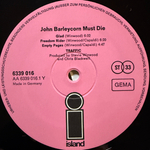 Traffic ‎– John Barleycorn Must Die (Германия)