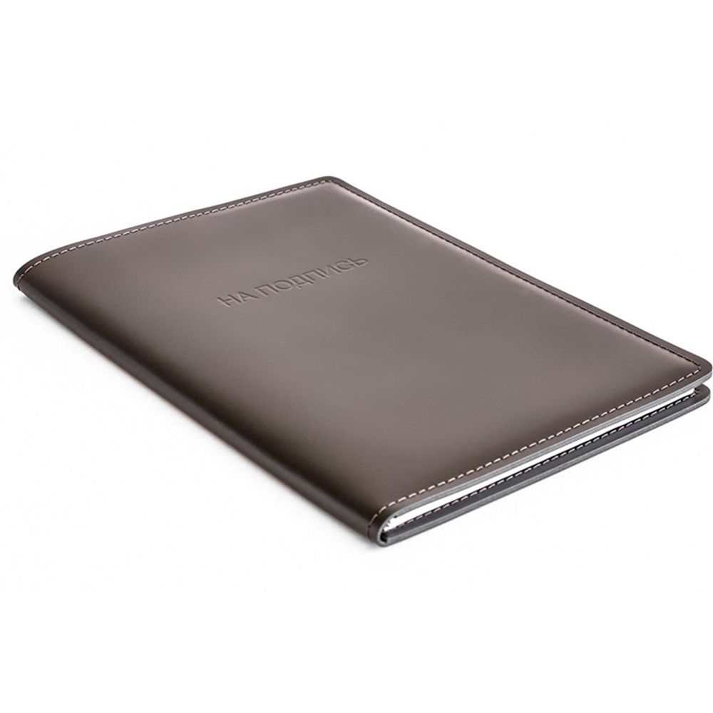 Папка"НА ПОДПИСЬ"из двухслойной кожи Cuoietto 330*230 (DCBC330-230) 12