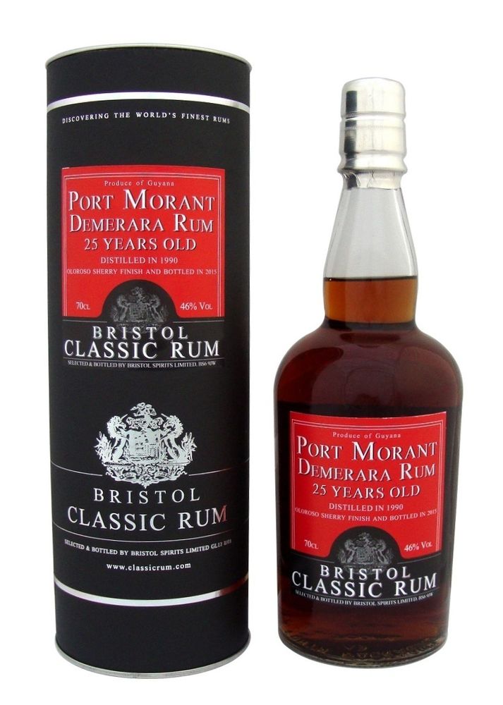 Bristol Classic Rum, Guyana Port Morant 25 years old