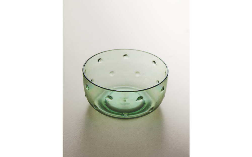 Zara Home миска из пластика, цвет зелёный, 13.6 см