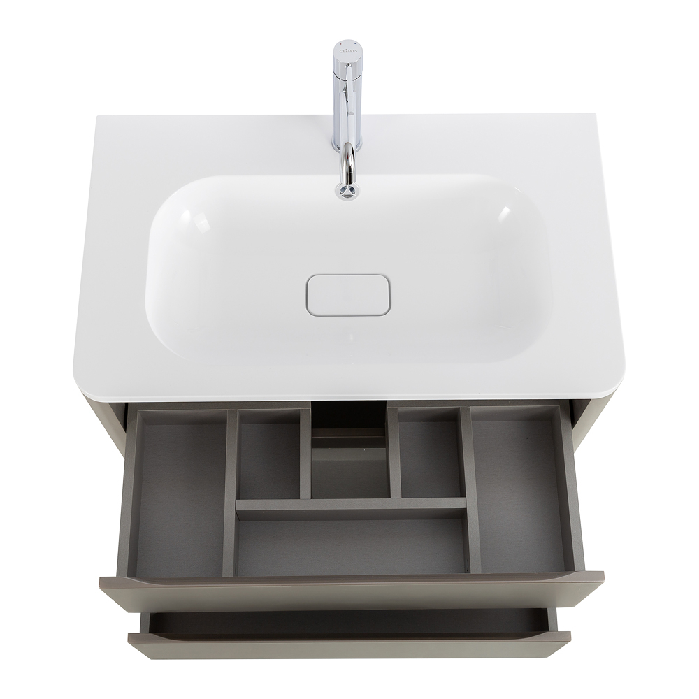 Мебель для ванной Cezares RELAX 80 Сатин RELAX-800-2C-SO-SAT-P