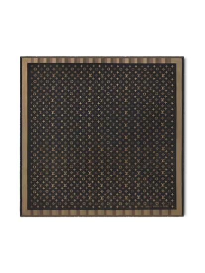 Шаль Louis Vuitton So Shine Monogram Marron