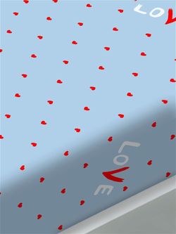 Постельное белье Сказка "Love" 2-спальный Наволочка 50х70 см 2 шт Простынь 240х215 см Пододеяльник 175х215 см, поплин