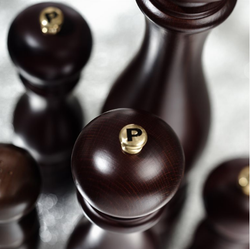 Мельница для соли 30 см Peugeot Paris темно-коричневая Франция фото