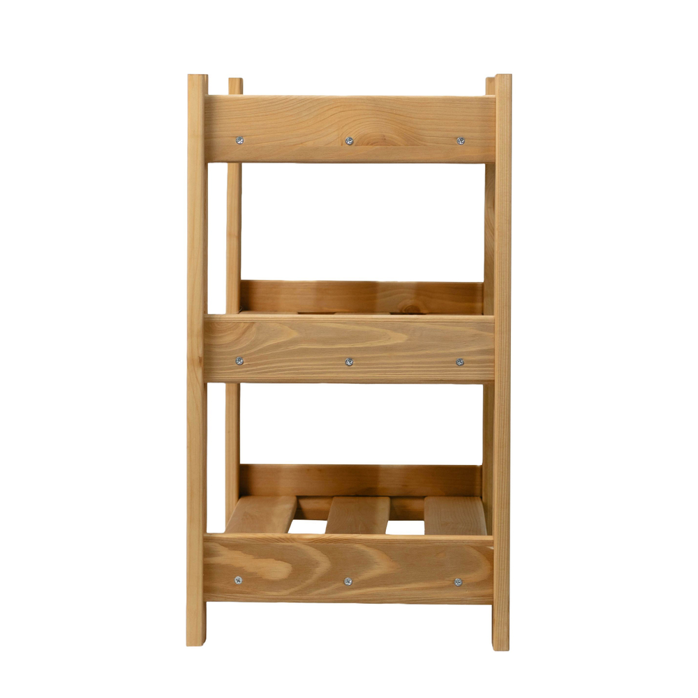 Стеллаж, 64х28х50, Альберт, напольный, напольный, деревянный, для игрушек и книг, на балкон и кухню, бейц, Ikea