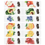 Закладки для книг МАГНИТНЫЕ "FRUITS" набор 12 шт. 60x20 мм BRAUBERG (4 штуки в упаковке)