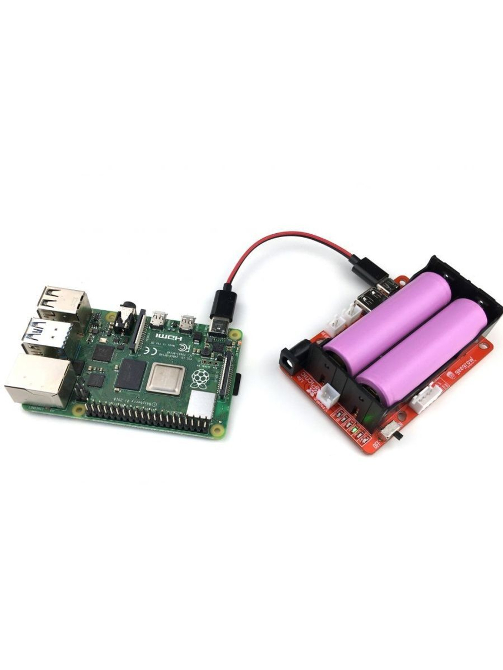 Источник бесперебойного питания V2.0 5В 2.5А для Raspberry Pi 3/3+/4