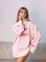 Свитер оверсайз рваный