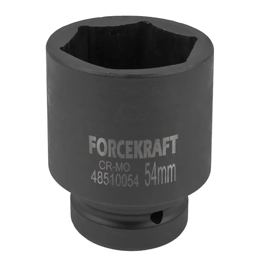 Головка ударная глубокая 1'', 54мм (6гр.) FORCEKRAFT FK-48510054