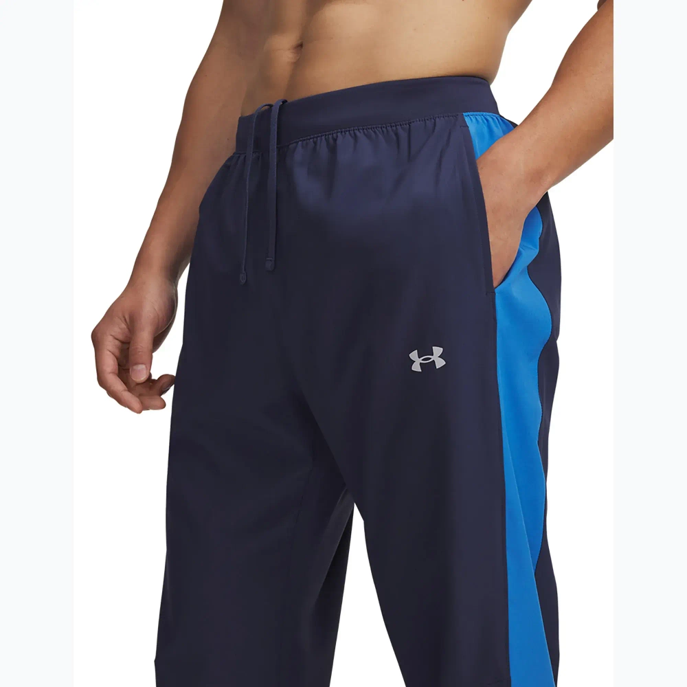 Спортивные Штаны Under Armour Velociti Storm washed navy/blue atlantis/reflective