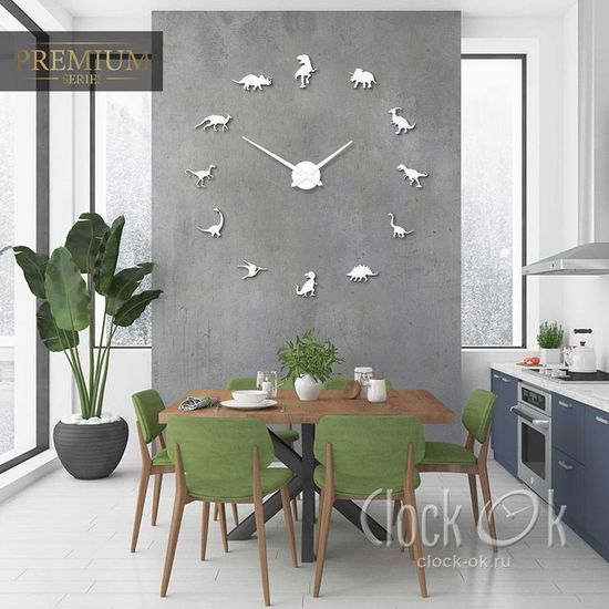 Настенные 3D часы Dino