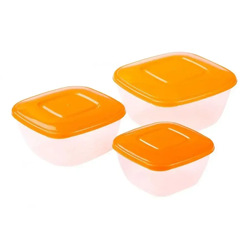 Набор емкостей для СВЧ (0.8л,1.2л,2л) (комплект 10 шт)