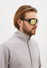 Спортивные очки LiP Cloud9 / Matt Black - Red Stripe / PC / Zeiss ML Gold Mirror Lens