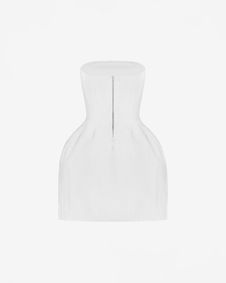 Платье мини корсетного типа из бархата