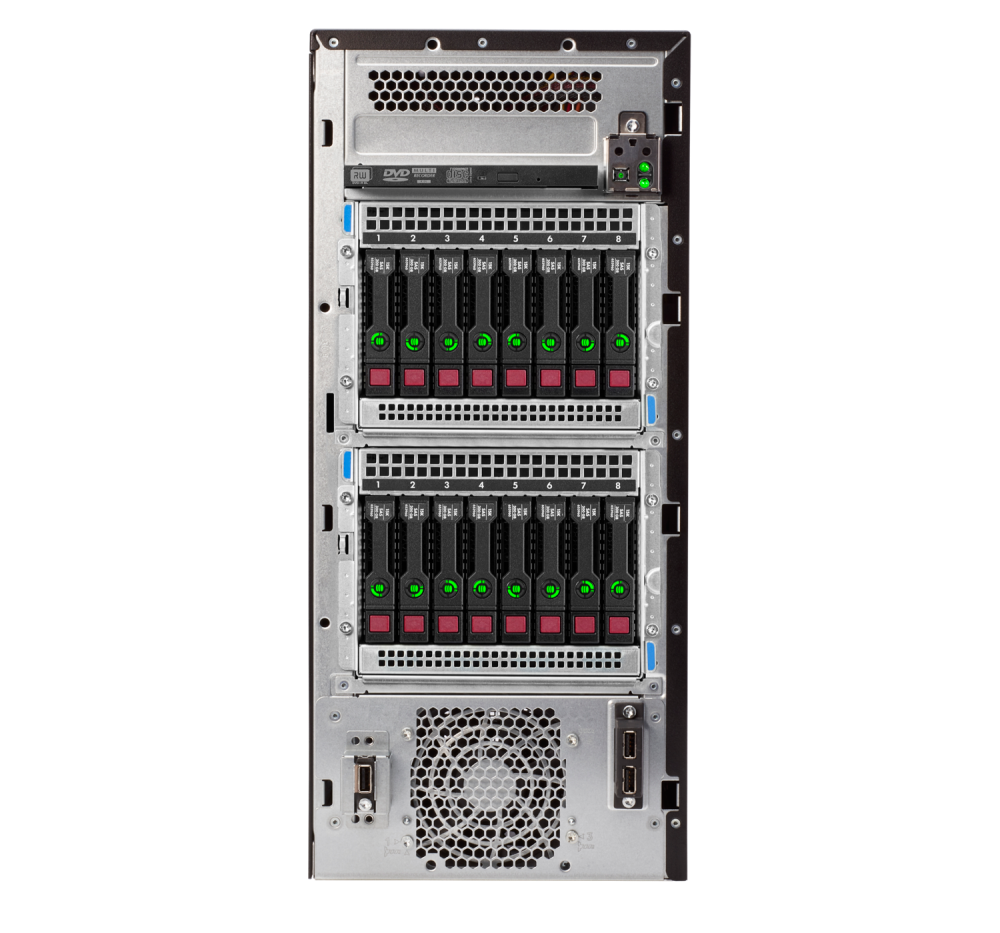 Башенный сервер - HP Enterprise ProLiant ML110  Gen10, 4,5U Башня, 8x 2.5“, 1x Xeon[4208] 8 Cores, 16Gb, P21440-001