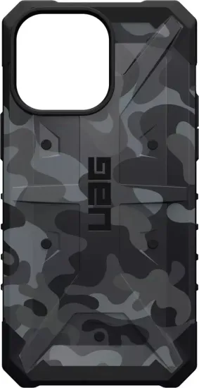 Чехол Uag Pathfinder SE Camo для iPhone 14 Pro 6.1", цвет черный камуфляж (Midnight Camo)