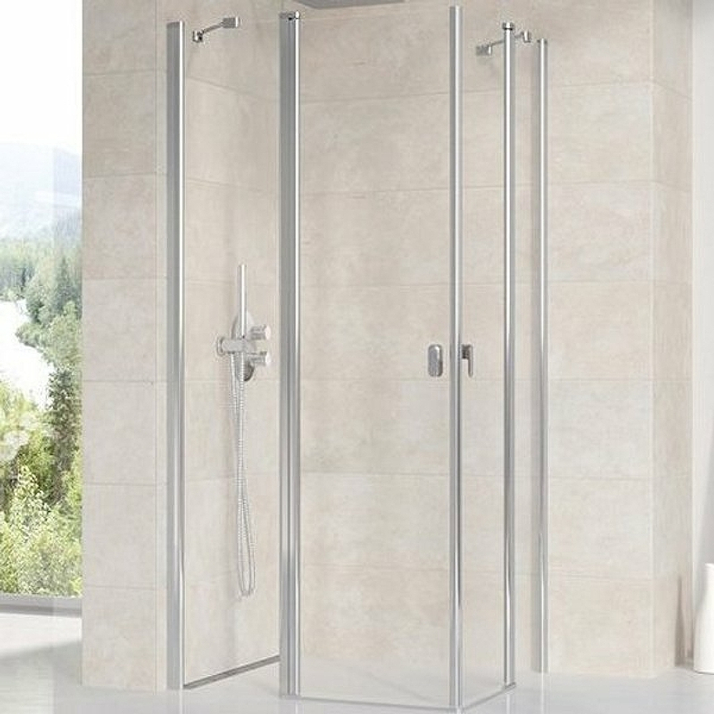 Душевая дверь Ravak Chrome CRV2-120 1QVG0C00Z1 профиль Хром стекло Transparent