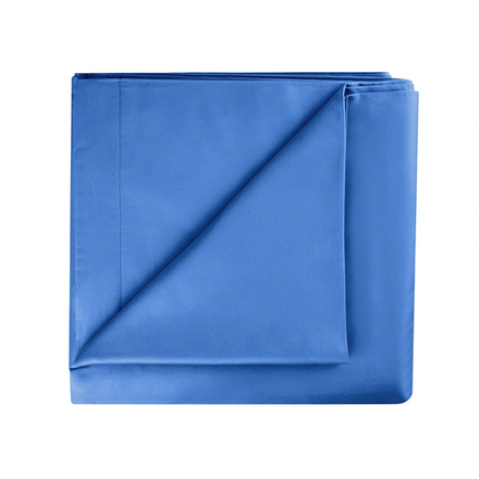 Простыня прямая в васильково-синем Mollen