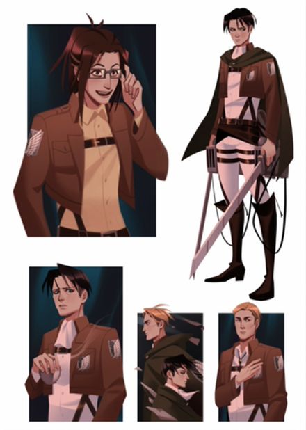 Переводные татуировки Атака Титанов