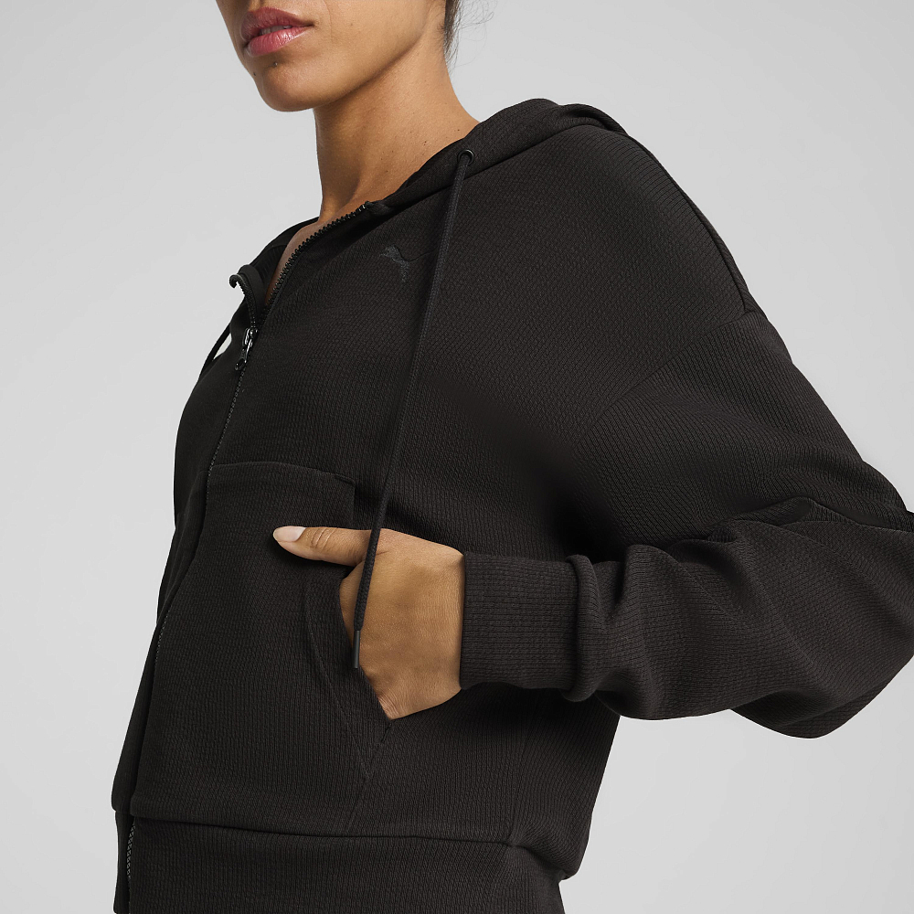 Женская толстовка PUMA HER Crop Full-Zip Hoodie