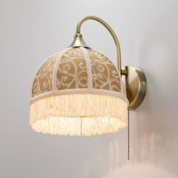 Citilux Базель CL407315 Бра с абажуром Вышивка и выключателем