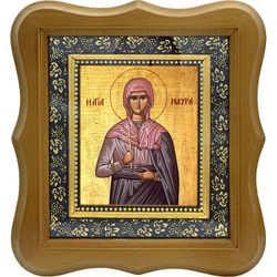Мавра Фиваидская мученица. Икона на холсте.