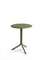 Регулируемый пластиковый стол Step Ø60 см, зеленый