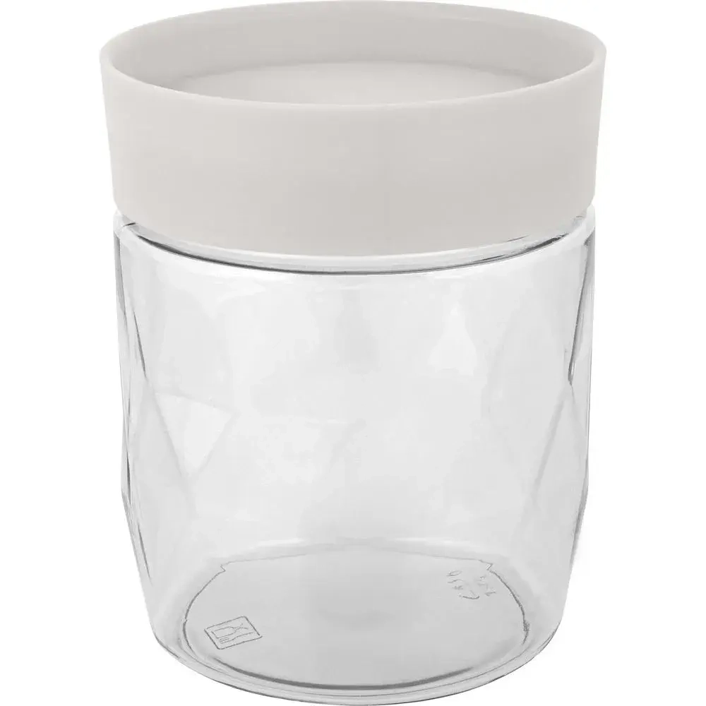 Банка для сыпучих продуктов Plast Team Stockholm 0,5л пепельный жемчуг