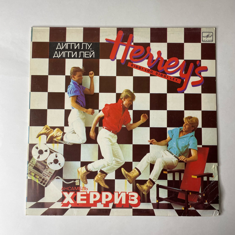 Винтажная виниловая пластинка LP The Herreys Дигги Лу, Дигги Лей, Diggi Loo, Diggi Ley (СССР 1985)