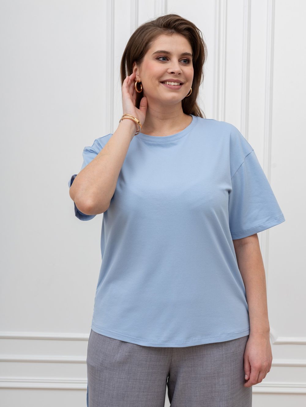 Футболка Искра-1 Виотекс ГОЛУБОЙ