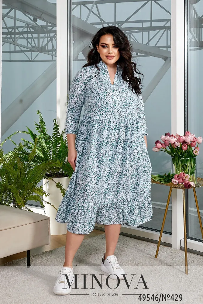 Платье 429-фисташковый Minova