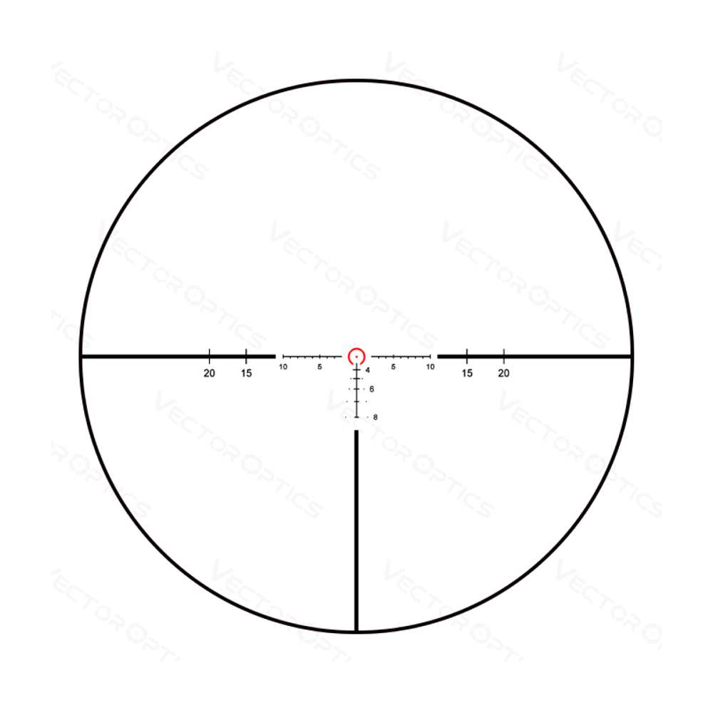 Оптический прицел Vector Optics 30мм SFP Continental x6 1-6x24 Tactical ( Сетка BDC / с подсветкой )