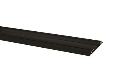 Направляющая нижняя двухполозная (1090мм) Черный Soft Touch ПВХ